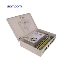 18 Channel Port Output 12V DC CCTV PTC Fuse Distributed Power Supply Box for Security Cameras